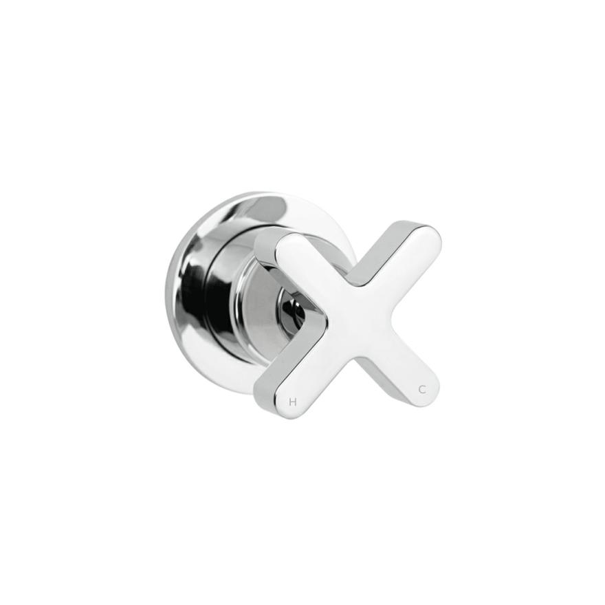 Cross – Progressive Single Mixer – Chrome Shower Taps And Mixers