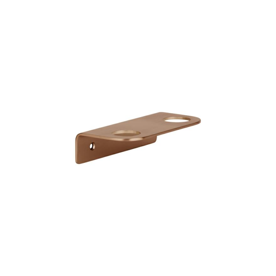 Lira Soap Bottle Holder – Double – Brushed Copper Accessories