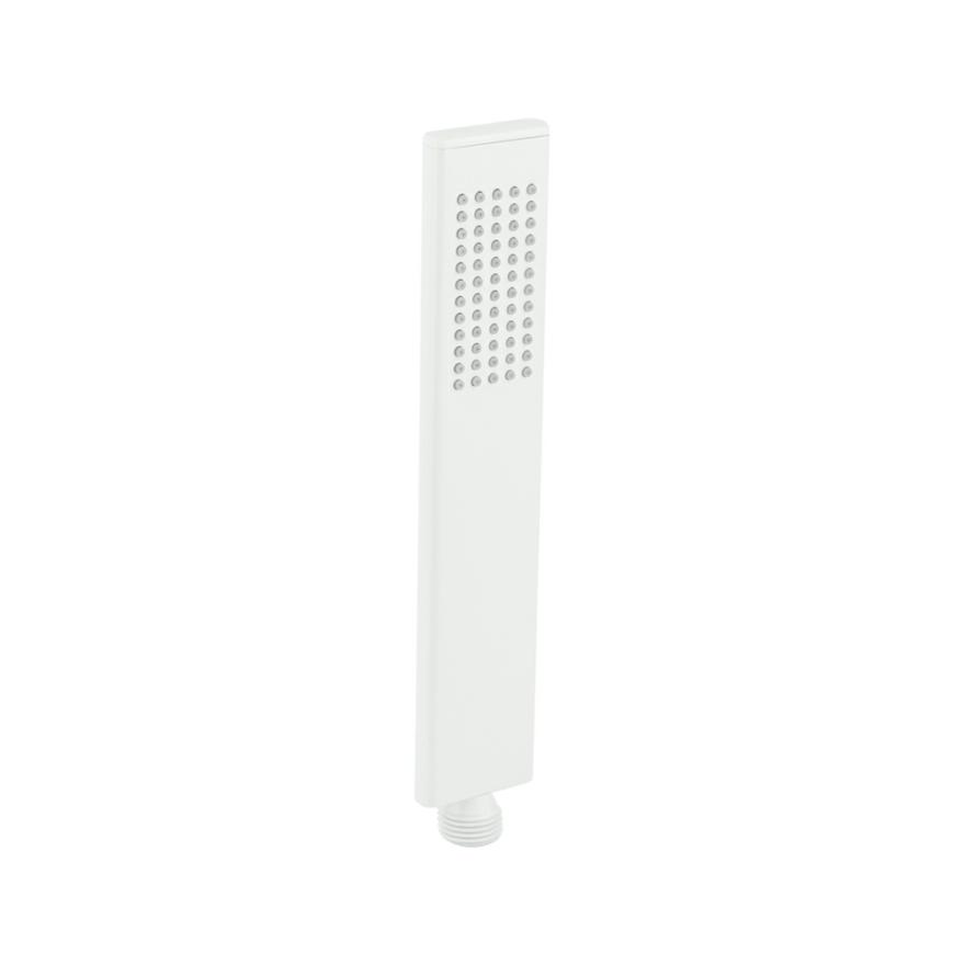 Rounded Rectangle Hand Shower – White Showers