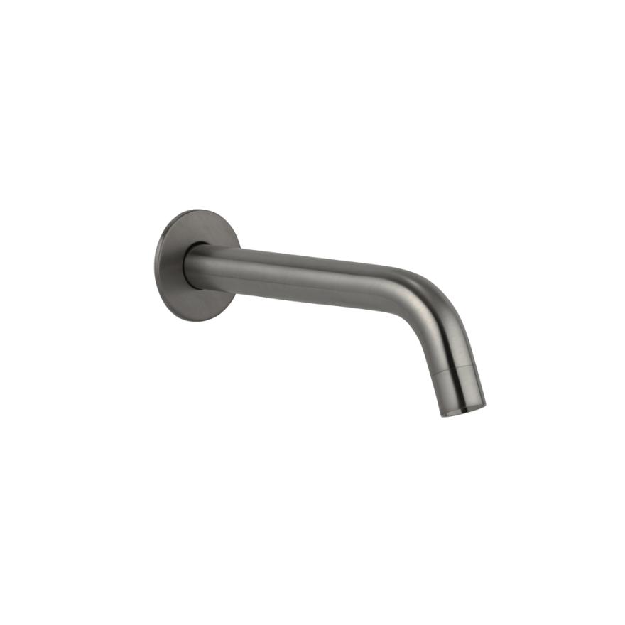 Wall-Mounted Spout – Brushed Gunmetal Bath Taps And Mixers