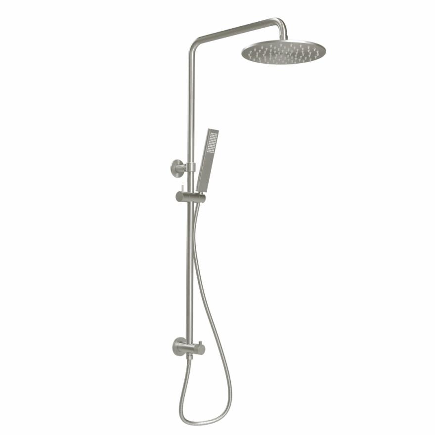 Finley Shower Rail Set – Brushed Nickel Shower Sets