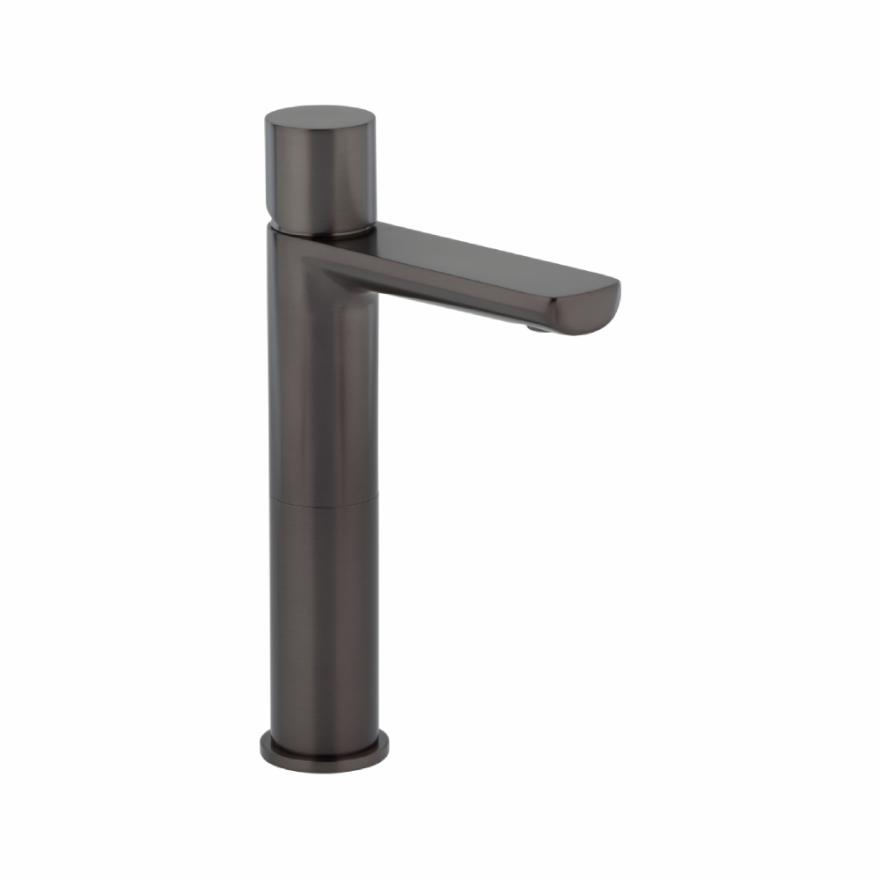 Milani Extended Basin Mixer – Brushed Gunmetal Basin Taps And Mixers