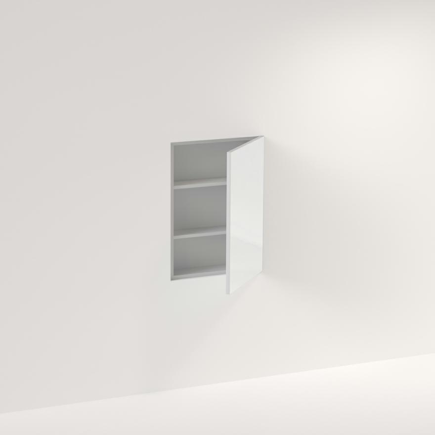 Myra 1-Door Mirror Cabinet Recessed – 564Mm Mirror Cabinets