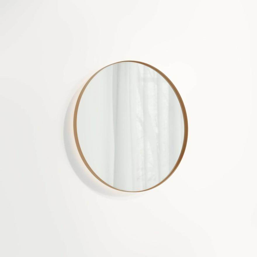 Round Mirror Led 600Mm – Brushed Copper Led Mirrors